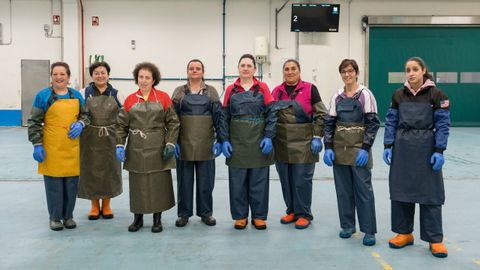 Colectivo de estibadoras de Burela