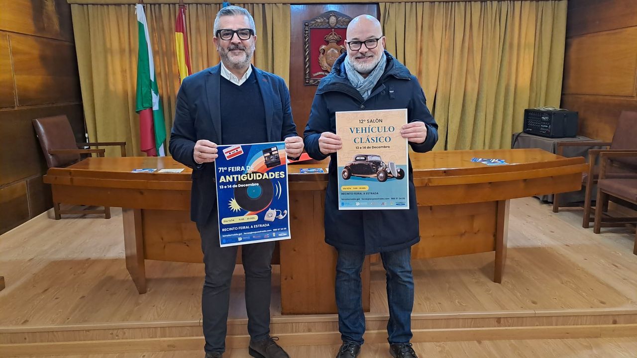 Fin de semana de antigüedades y clásicos del motor en A Estrada