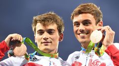 Daniel Goodfellow, a la izquierda, y Daley, a la derecha