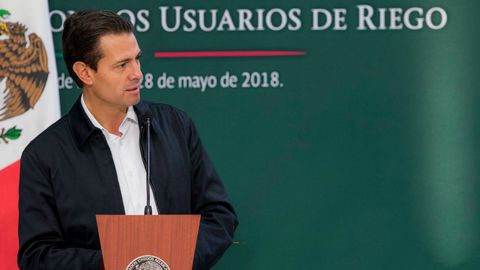 El presidente mexicano, Enrique Pe�a Nieto
