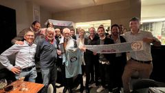 Carlos Mouri�o visita a la Pe�a Celtista de New York