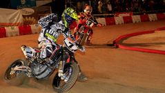 Las competiciones del Dirt Track son espectaculares.