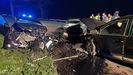 accidente Tineo.Estado en el que qued� el coche siniestrado