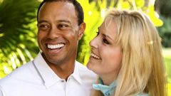 Lindsay Vonn y Tiger Woods