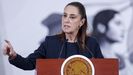 Sheinbaum, durante una rueda de prensa en el Palacio Nacional de la Ciudad de M�xico