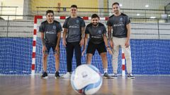 Cuatro de los fundadores del Kina Futsal