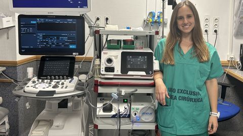 En la imagen, la facultativa Lidia Gonz�lez Pe�as, en el Marcide