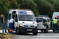 Una ambulancia as ambulancias del 061 emplean en esta zona a veinte personas. 