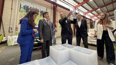 Visita del delegado del Gobierno a la empresa Tepsa, en Muras