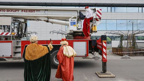 Visita de los Reyes Magos en el CHUO