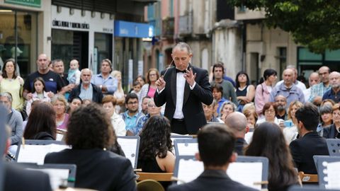 Imagen de archivo de uno de los conciertos de la Banda de M�sica de Vilagarc�a