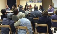 Los comuneros de Erbecedo se reunieron en la tarde-noche de ayer en el local social. 