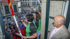 Arranca el Carme dos Pincheiros en A Pobra conel desfile de gigantes y cabezudos y el pregn