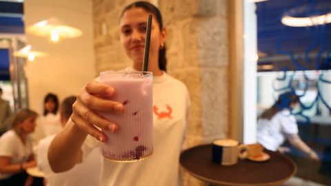 Area Caf� trajo el Ube, la nueva bebida de moda, a Barbanza