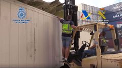 Mil cien quilos de coca�na con destino Vigo