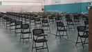 As� estaba preparado el examen de diferentes cursos de magisterio. Algunos alumnos aseguran que no hab�a distancia de seguridad suficiente entre las sillas