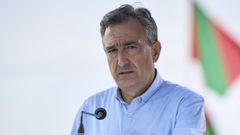 Aitor Esteban durante un acto del PNV en Vitoria el pasado mes de septiembre