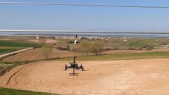 As instala Naturgy, con drones de Aeromedia, las balizas salvapjaros en sus lneas