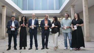 La RAG organizou unha xornada de relectura dos contos criminais de Pardo Baz�n vistos por Pedro Feijoo, Inma L�pez Silva, Ana Vi�itez e Xaqu�n N��ez Sabar�s. Con m�sica de Mario Diz