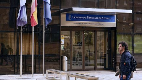 Fachada de la Consejer�a de Derechos Sociales y Bienestar del Principado de Asturias