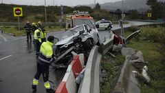 Este de la A-6 fue el primero de los dos accidentes mortales que hubo en Galicia durante el estado de alarma