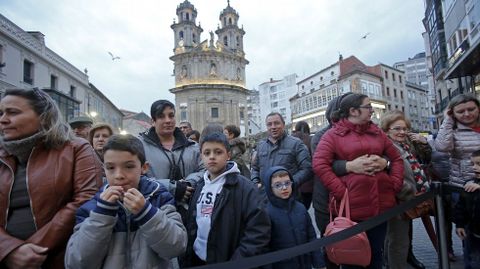 Carnaval de Pontevedra. Presentacin del loro Ravachol