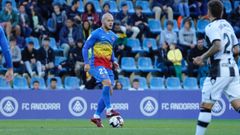 Diego Alende, central compostelano del Andorra y que pas� por Lugo, Celta B y Valladolid Promesas.