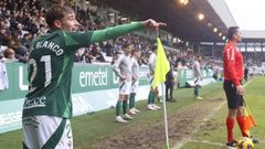 Ra�l Blanco en A Malata durante su cesi�n en la segunda vuelta de la temporada 24-25. 