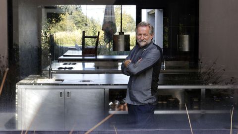 Pepe Vieira, en su restaurante gastronómico con dos estrellas Michelin