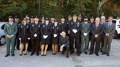 Im�genes de la celebraci�n del d�a de la Polic�a Nacional en Monforte