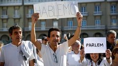 Manifestaci�n en Maria Pita