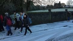 Suspendidas las clases en Curtis por la nieve