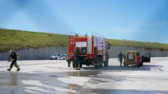 Imagen de archivo de un simulacro en Alvedro