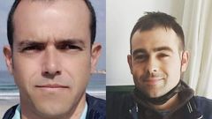 Sim�n Alejos, a la izquieda, y Diego �lvarez