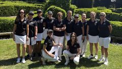 Fotograf�a de participantes en la liga de damas del club de golf Xaz.