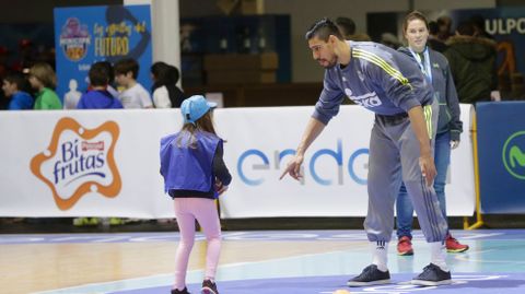 El ala-p�vot Ay�n, del Real Madrid.