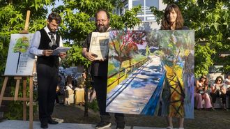 Una obra de Carmen Mart�n fue el primer premio en el 2024, la �ltima edici�n