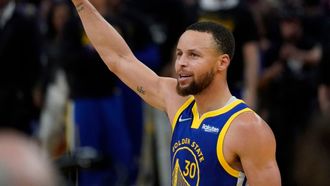 Stephen Curry.Stephen Curry,estrella de los Golden State Warriors