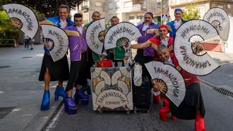 Disfraces en el Carnaval de verano de Redondela