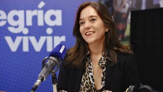 In�s Rey, durante su intervenci�n este viernes en Radio Voz