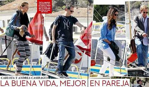 Carlota y Andrea Casiraghi comparten espacio con Aznar j�nior y M�nica Abascal.
