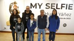 Inauguraci�n de la exposici�n de Hugo Y��ez en Ribeira