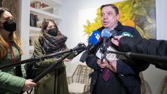 Planas compareci� esta ma�ana ante los medios antes de la presentaci�n del libro El �xido del cielo