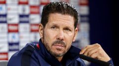 Simeone se prepara para el derbi