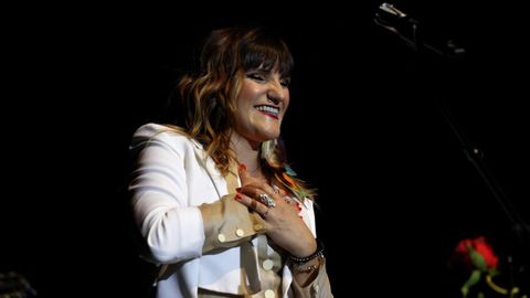 Rozalén, en uno de sus recientes conciertos en el Wizink Center de Madrid.