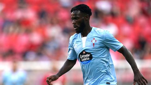 Jonathan Bamba, en el amistoso entre Celta y Lille de julio del 2024.