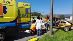 El accidente tuvo lugar en la carretera de Graso