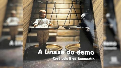 Portada do libro A linaxe do demo presentada esta pasada fin de semana no Ateneo de Ribeira