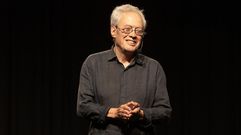 Quico Cadaval, onte durante a súa actuación no Mes da Fundación Fernando Blanco