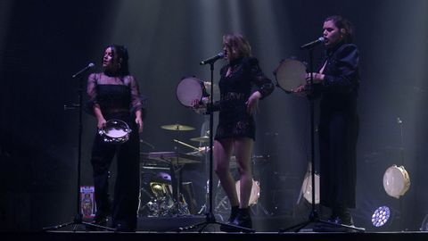 Tanxugueiras, durante su concierto en la sala Pel�cano en marzo del 2022